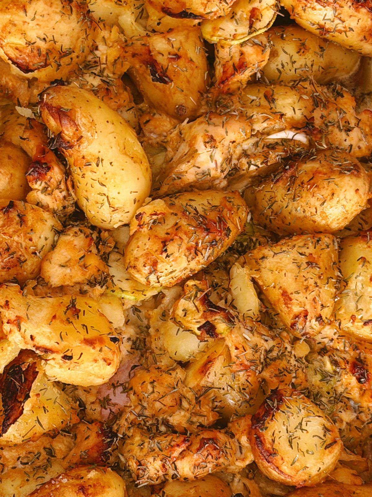 BBQ Chicken with Roasted Potatoes