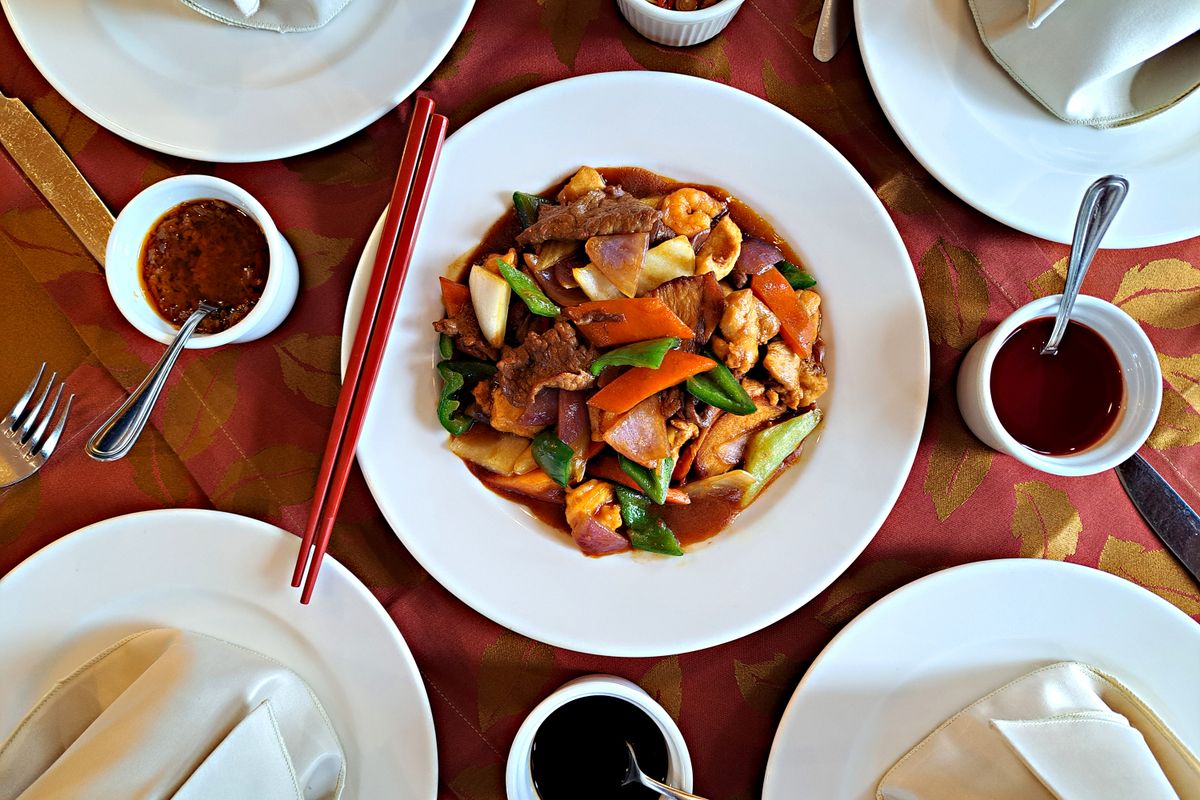 Beef Stir Fry with Snap Peas & Jasmine Rice