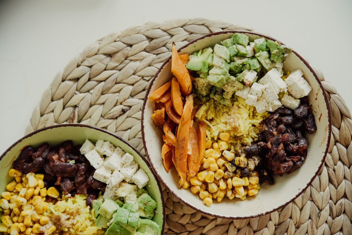 Black Bean & Rice Bowls with Lime Crema