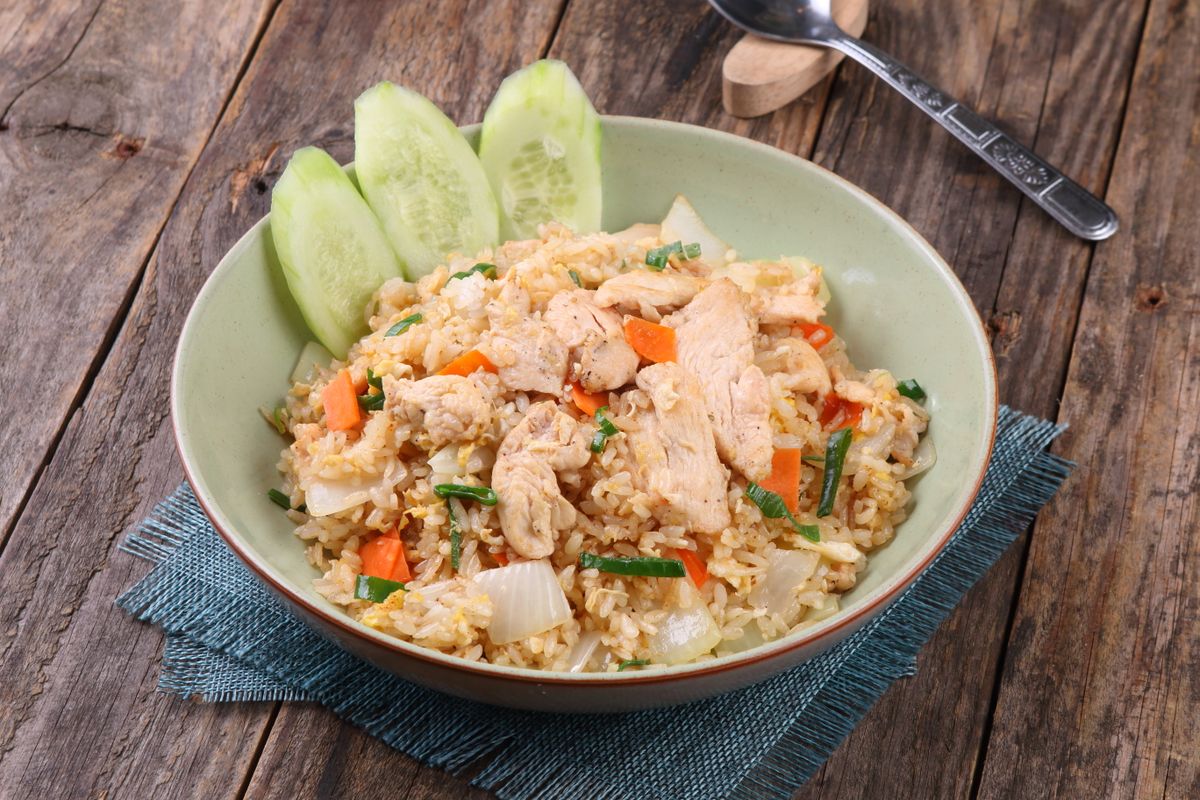 Budget Chicken Thigh Fried Rice