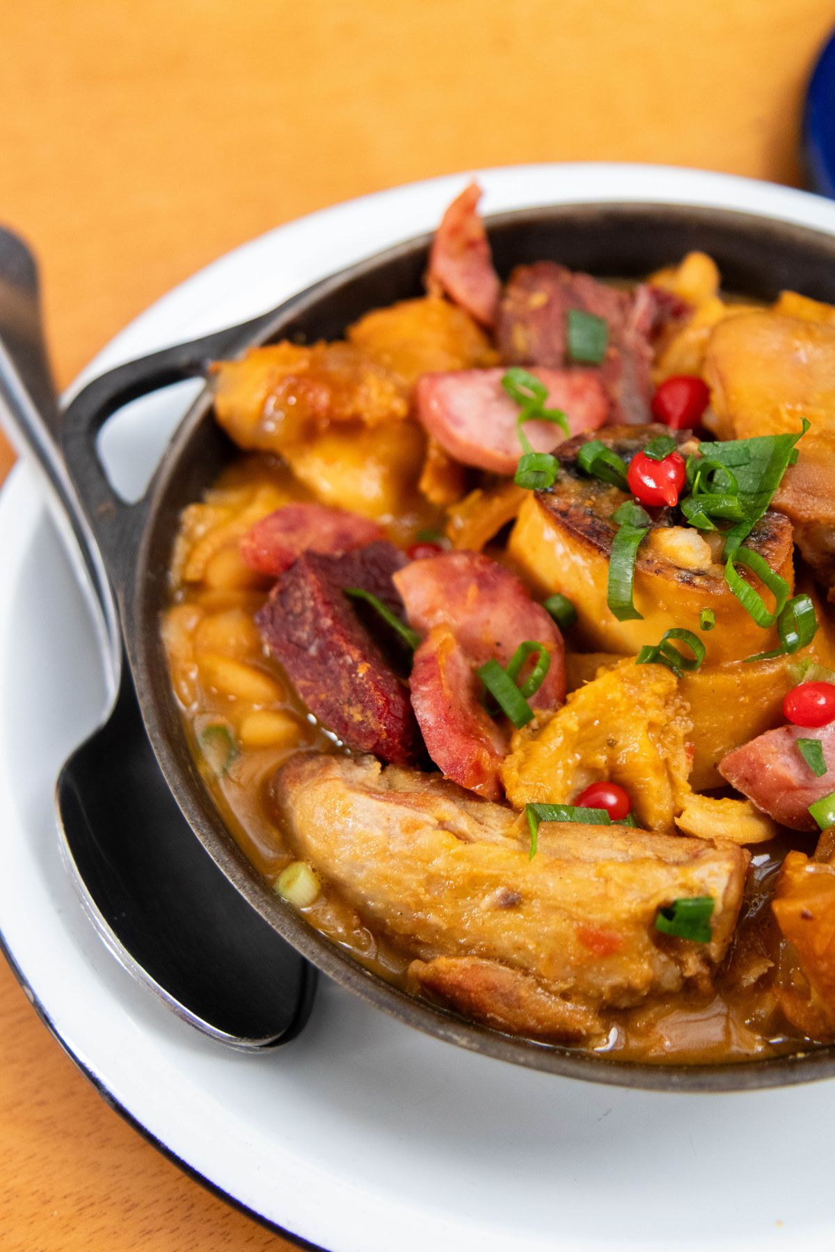 Cajun Sausage & White Bean Skillet