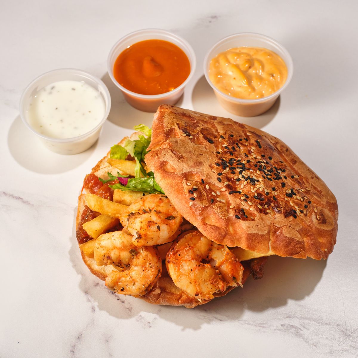 Cajun Shrimp Po'Boys