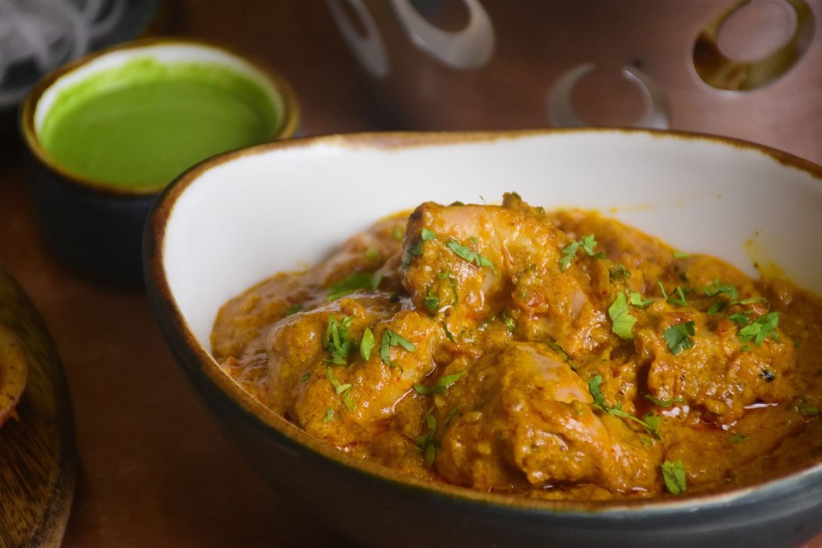 Creamy Chicken Korma with Basmati Rice