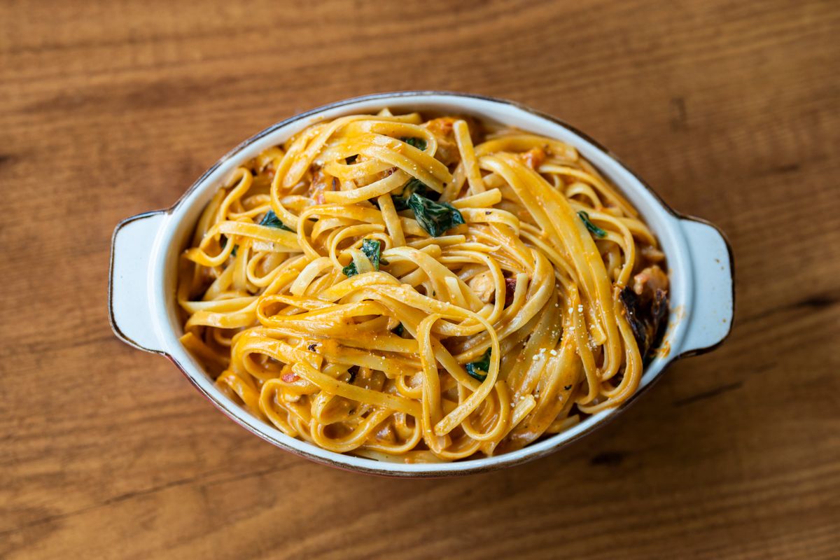 Creamy Tuscan Sausage Pasta