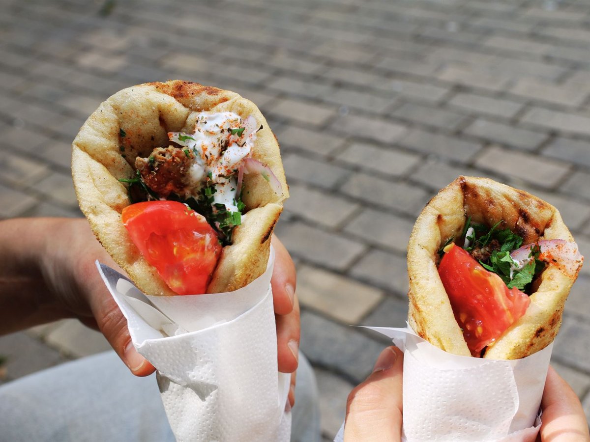 Greek Pork Souvlaki Pitas