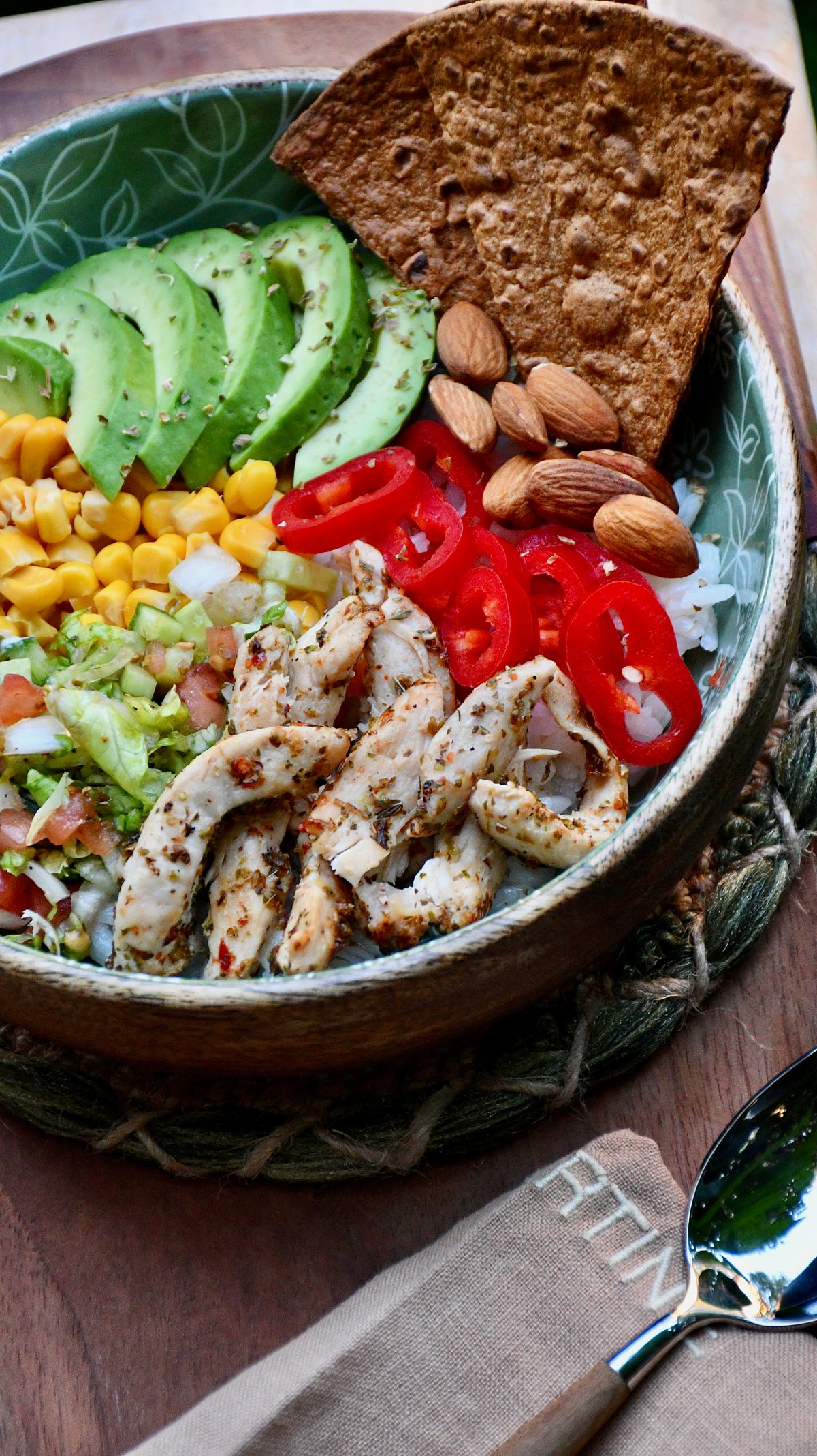 Greek Salad with Mediterranean Chicken