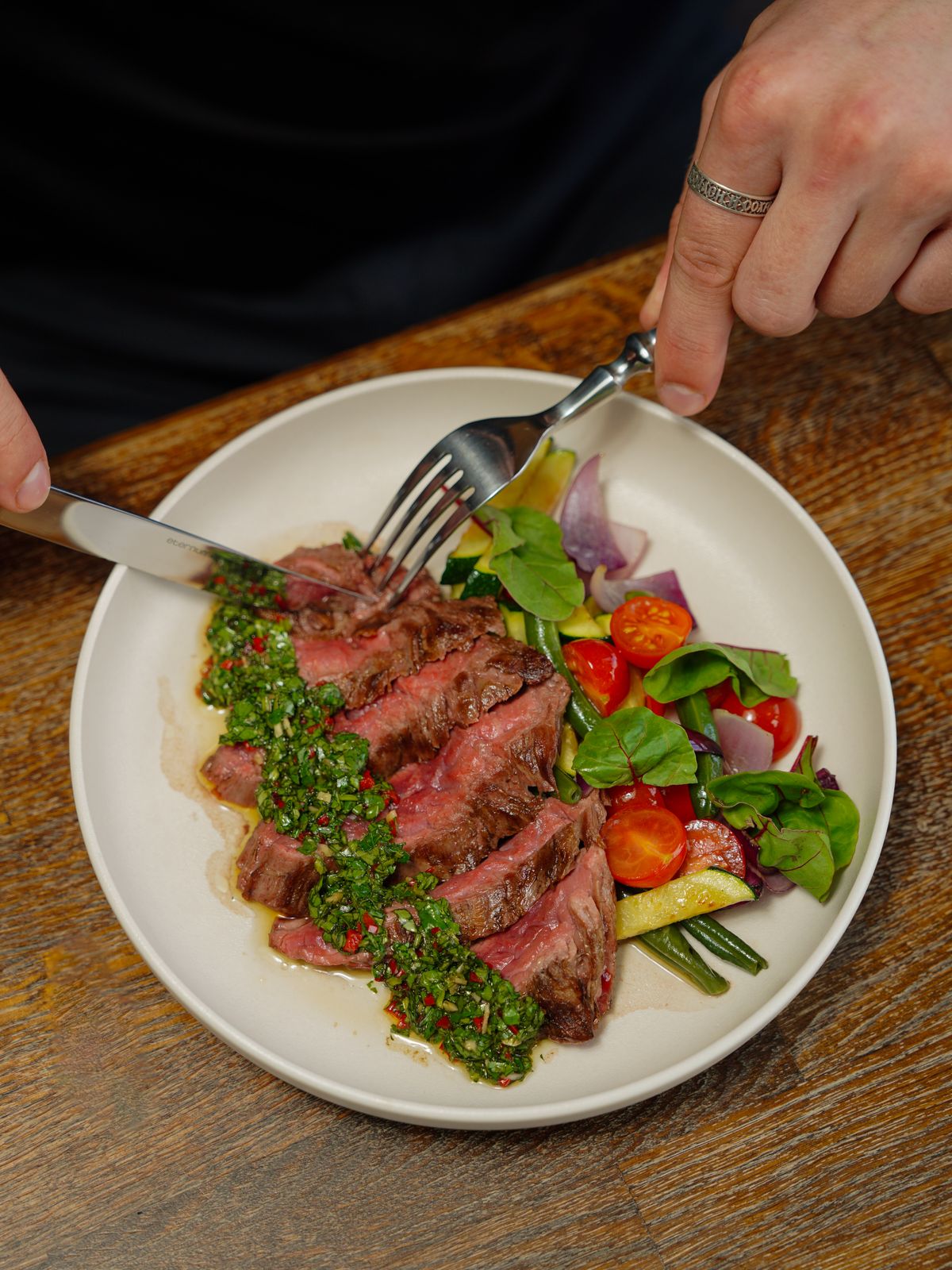 Grilled Flank Steak with Chimichurri