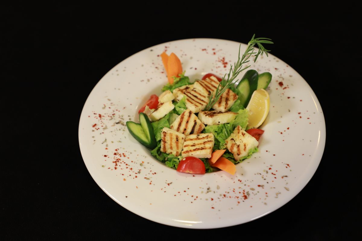 Grilled Vegetable & Halloumi Skewers with Couscous