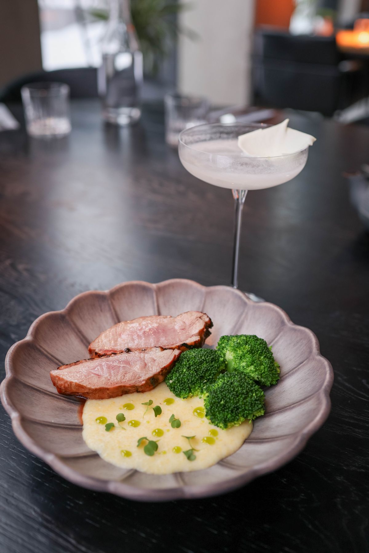 Herb and Garlic Crusted Pork Tenderloin with Roasted Broccoli