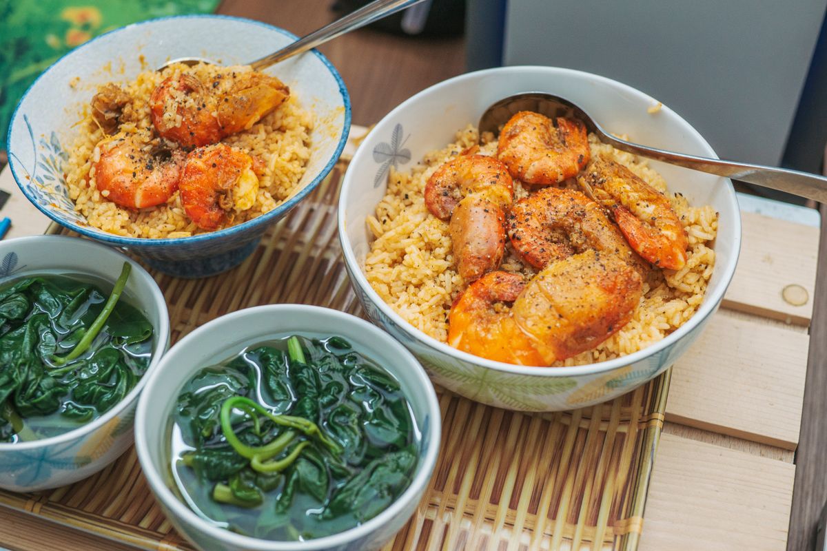 Honey-Garlic Shrimp & Rice Bowls