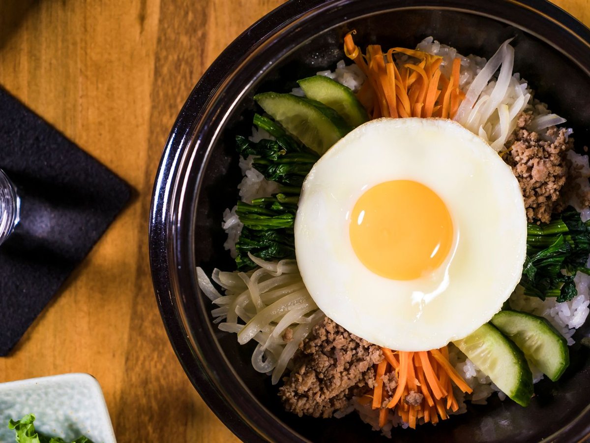 Korean Beef Bowls with Sesame Rice & Quick Pickled Cucumbers