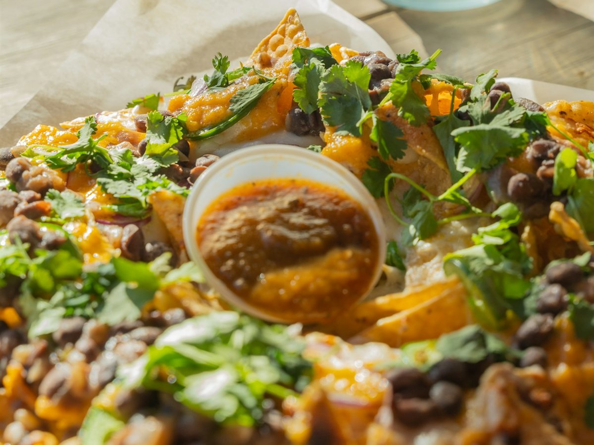 Loaded Vegetarian Nachos