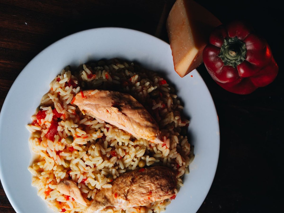 One-Skillet Chicken Fajita Rice