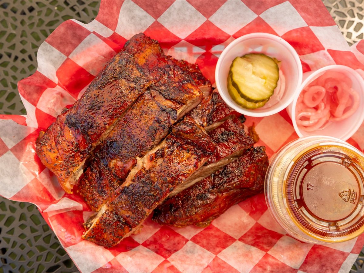Oven-Baked BBQ Baby Back Ribs with Coleslaw