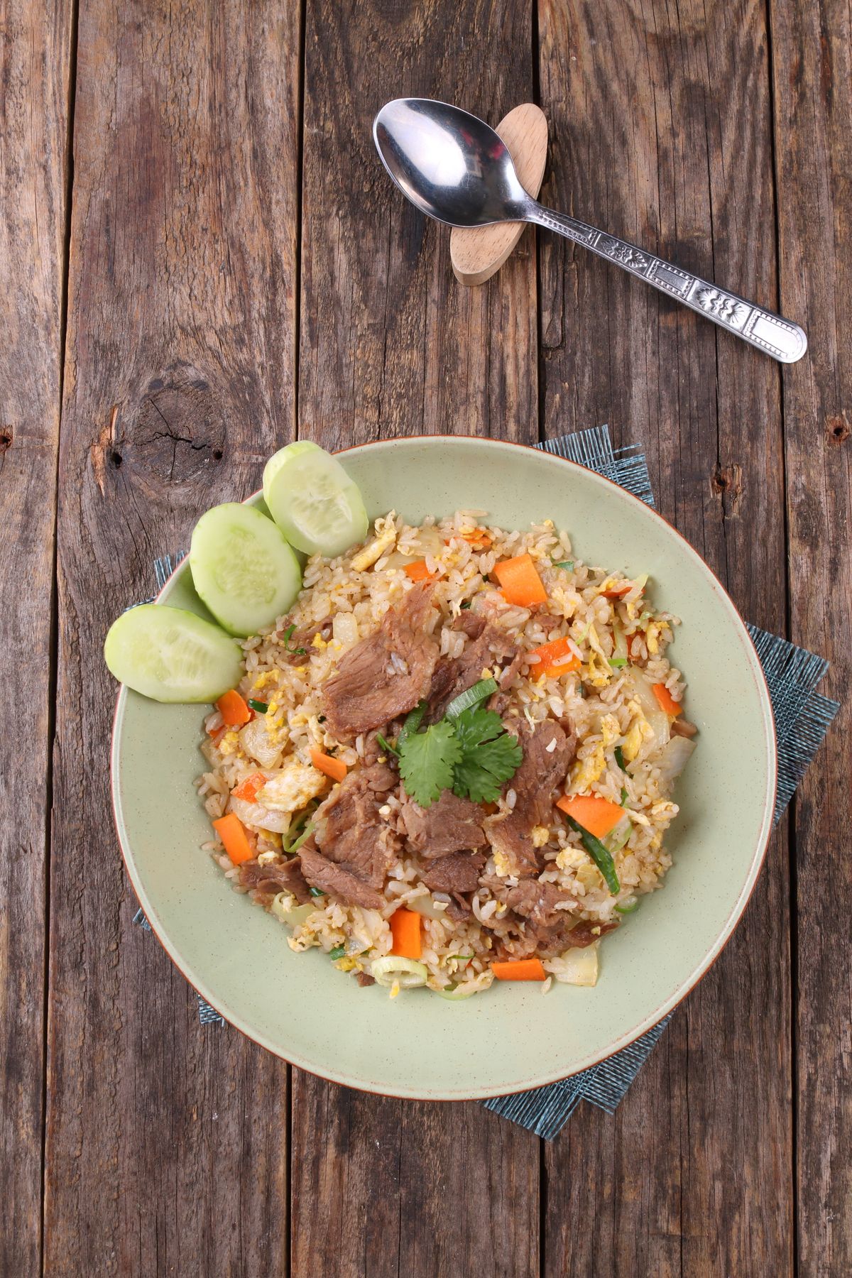 Pork Fried Rice with Spring Vegetables
