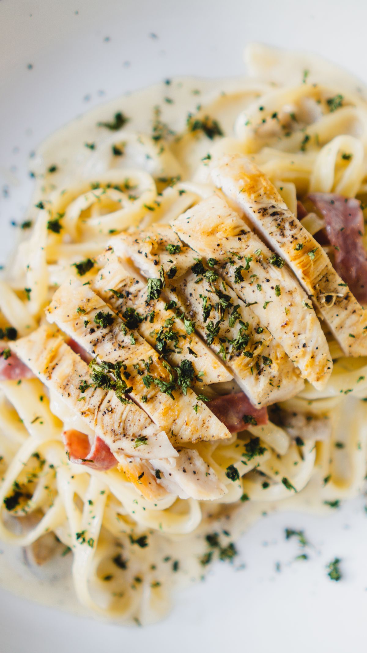 Rotisserie Chicken Alfredo Pasta