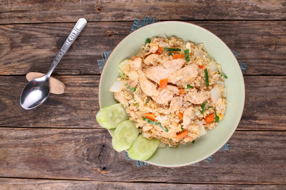 Rotisserie Chicken Fried Rice