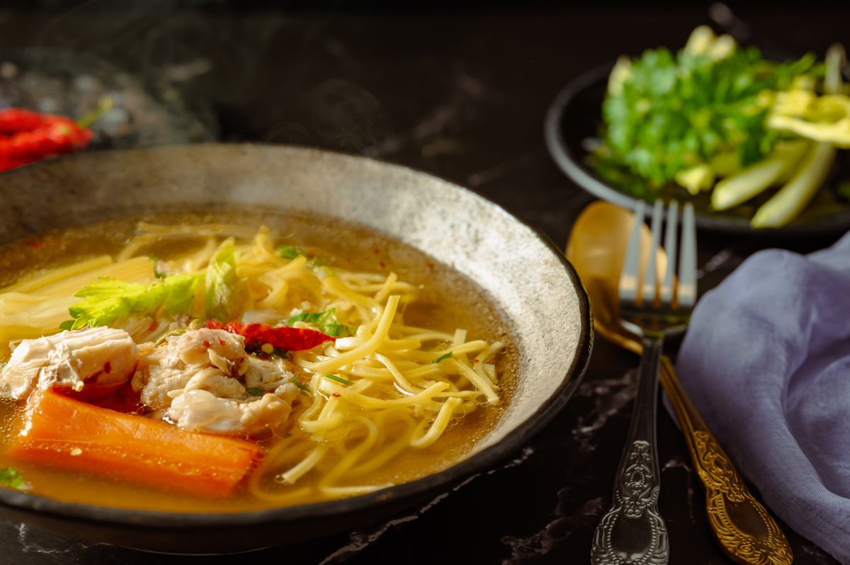 Rotisserie Chicken Noodle Soup