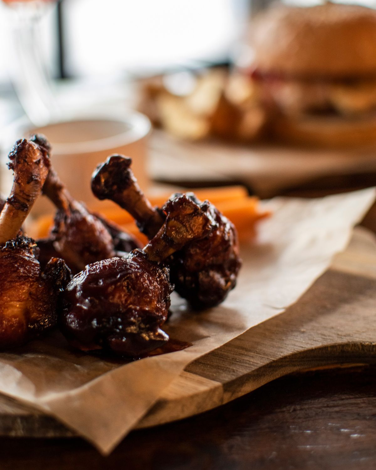 Sheet Pan BBQ Chicken Drumsticks with Roasted Potatoes and Broccoli