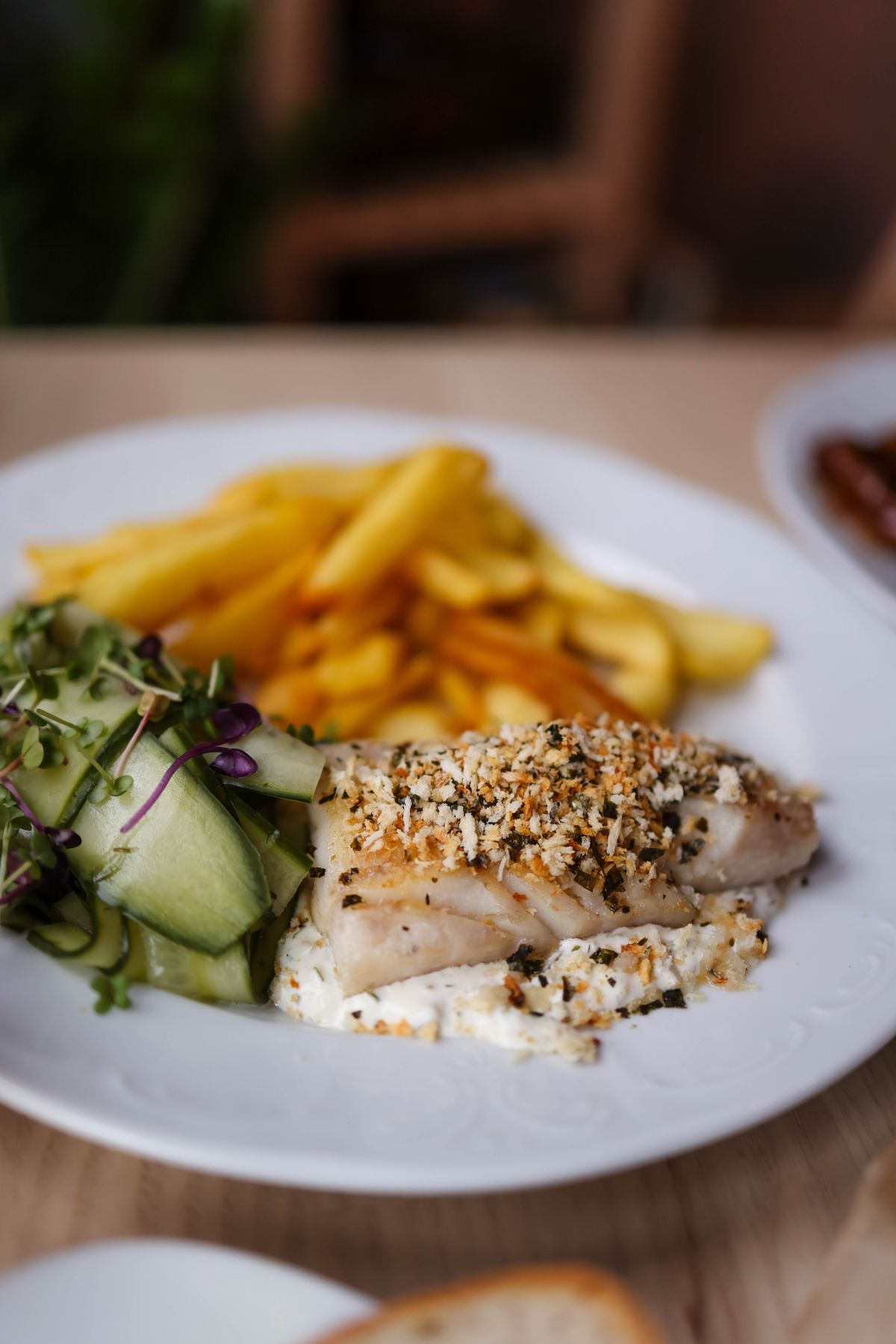 Sheet Pan Herb-Crusted Cod with Roasted Potatoes and Green Beans