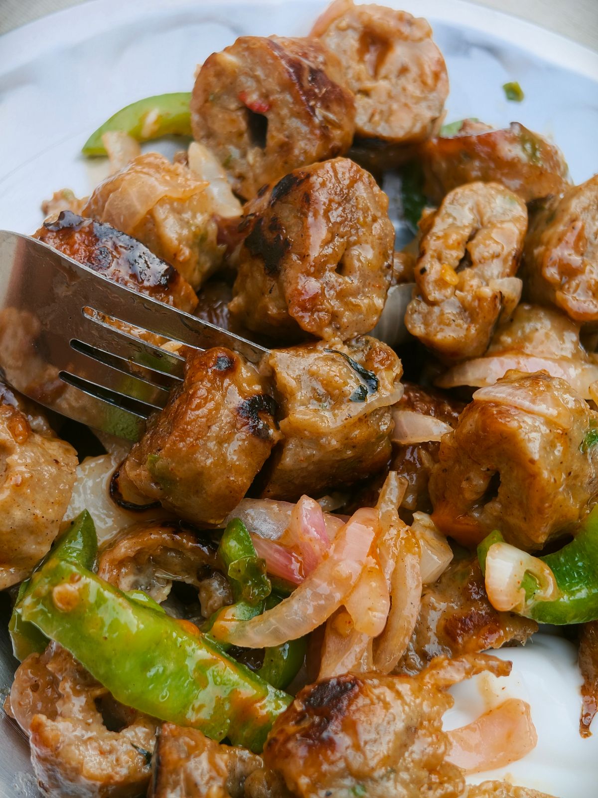 Sheet Pan Italian Sausage with Bell Peppers and Onions