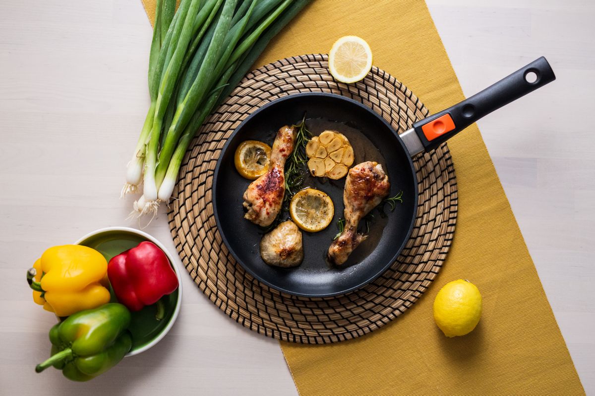 Sheet Pan Lemon Herb Chicken Thighs with Vegetables