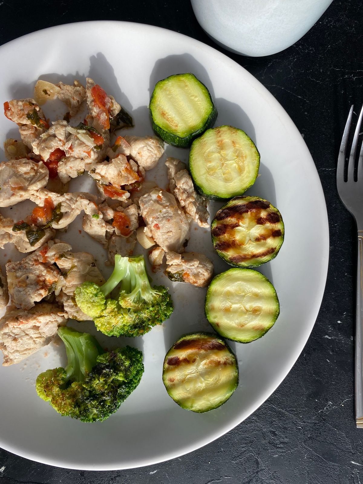 Sheet Pan Lemon Herb Chicken with Zucchini and Cherry Tomatoes