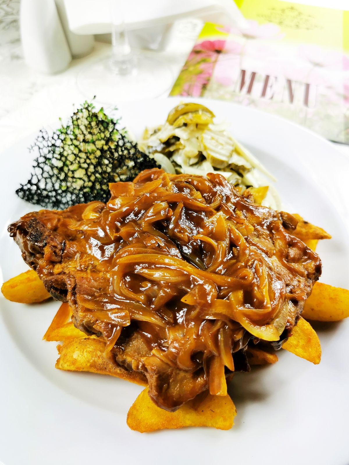 Smothered Pork Chops with Onion Gravy