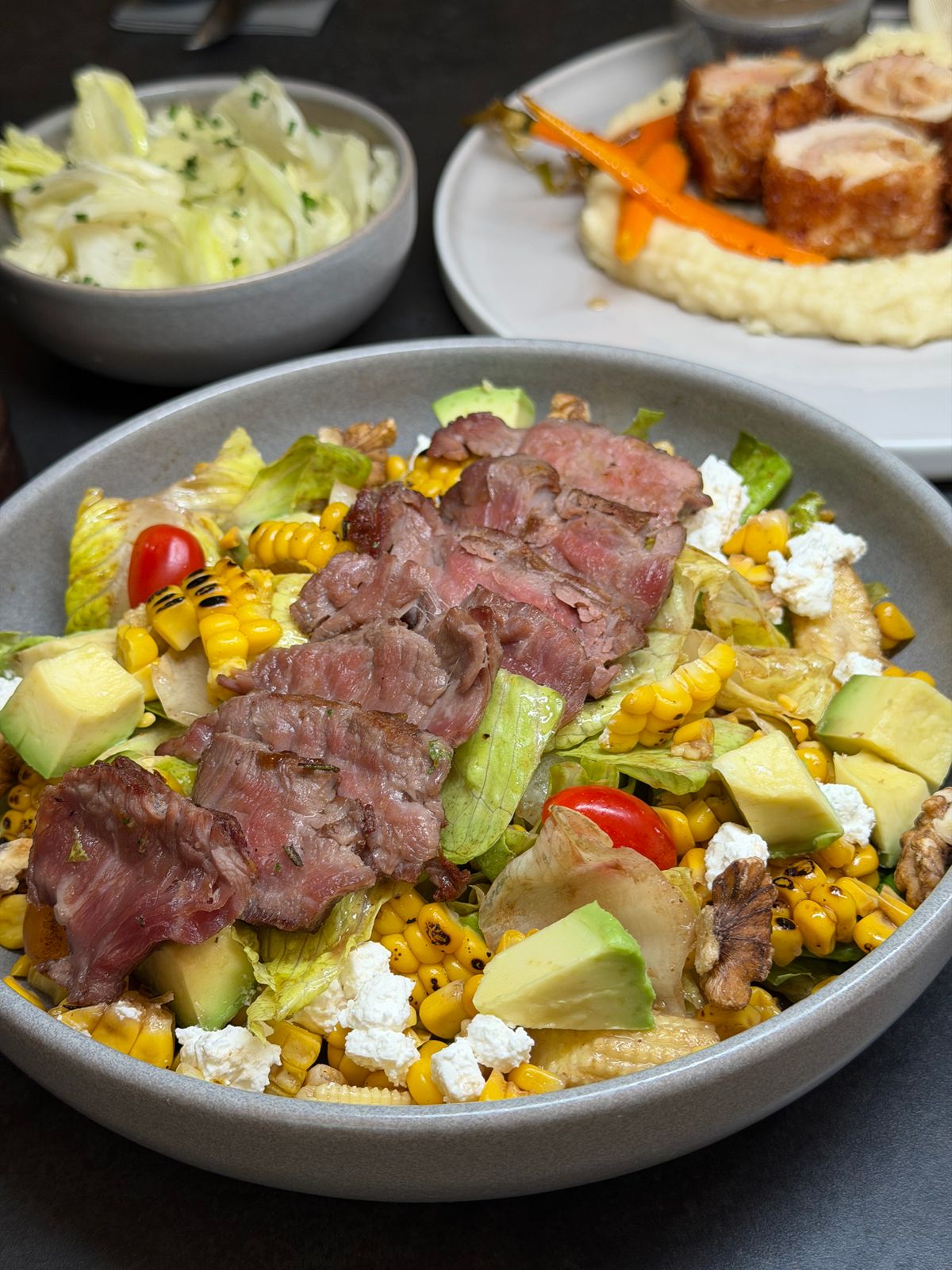 Southwest Steak Salad with Corn and Black Beans